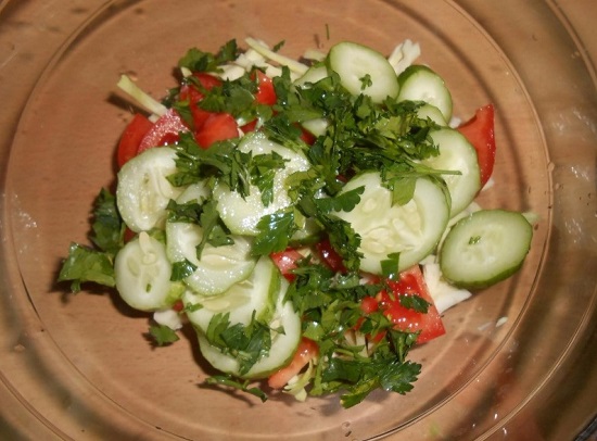 петрушка в салат