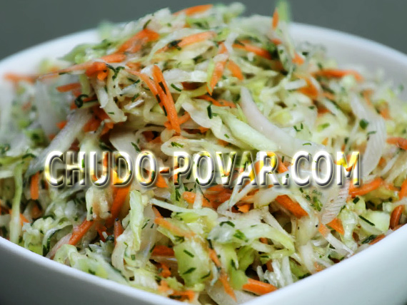 салат из свежей капусты рецепт с фото