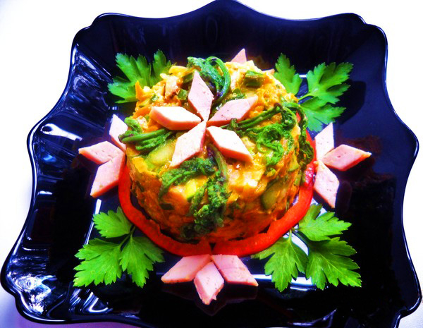 Салат с папоротником рецепты
