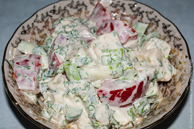 вкусный осенний салат