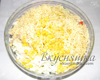 изображение Салат с кальмарами рецепт с фото пошагово