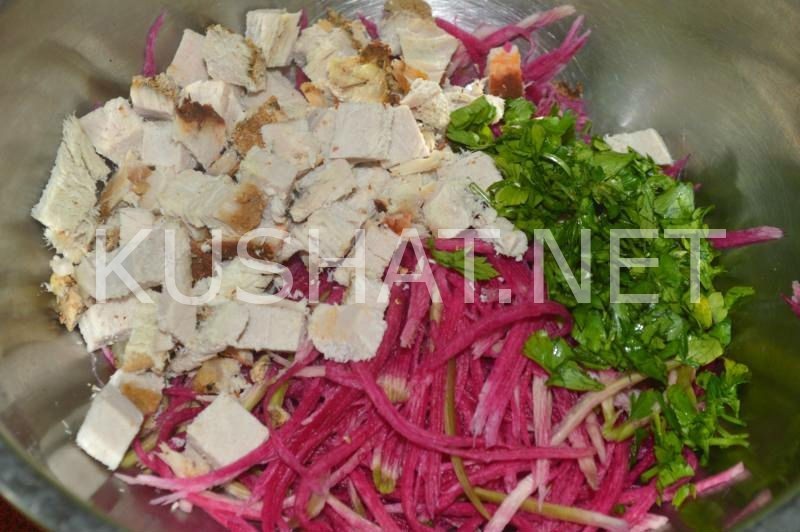 7_салат из редьки с мясом и луком Узбекистан