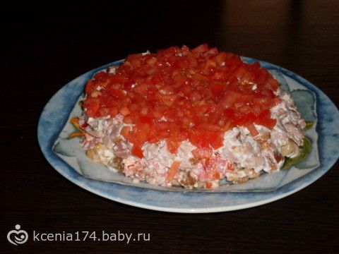 вкусные салатики))) с майонезом