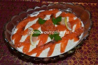 Салат с красной рыбой пошаговый рецепт с фото