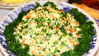 Видео-рецепт: Салат Оливье (Зимний салат) / Russian salad Olivier