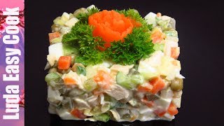 Салат ОЛИВЬЕ без майонеза и картофеля! ЕШЬ, СКОЛЬКО ХОЧЕШЬ! | Pea, Cucumber and Avocado Salad Recipe