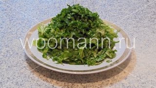 Салат без майонеза с растительным маслом