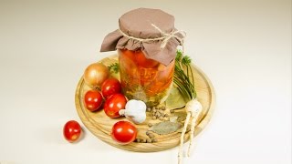 Салат из помидоров Консервация Заготовки на зиму