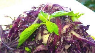 Салат из синей капусты / Salad of blue cabbage