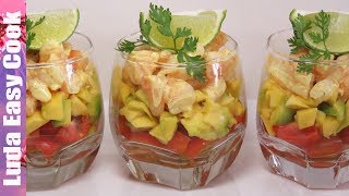 ПРАЗДНИЧНЫЙ СЛОЕНЫЙ САЛАТ С КРЕВЕТКАМИ И АВОКАДО | AVOCADO SALAD AND SHRIMP