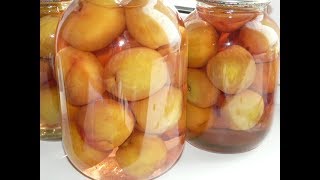 Персики консервированные домашние самые вкусные/Компот из персиков на зиму