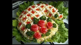 Самый красивый салат | Оригинальные салаты на новый год