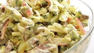 Салат Наслаждение. Рецепты простых и недорогих салатов.