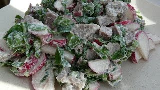 Шикарный салат для ежедневного приготовления без майонеза/Salad recipe/Салаты рецепты