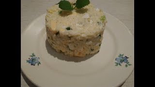 #Салат с рисом / #Рецепт салата с рисом и яйцом#Что приготовить на обед, ужин