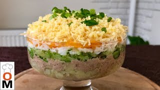 Нежнейший Салат из Печени Трески, Очень РЕКОМЕНДУЮ | Salad Recipe| Ольга Матвей