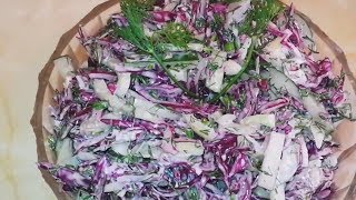 Как приготовить салат из фиолетовой капусты. Салат из красной капусты - вкусный рецепт