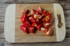 Салат из помидоров и кабачков на зиму - фото шаг 3