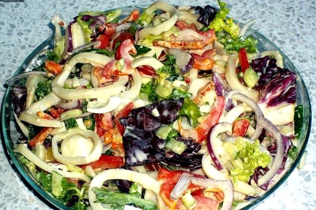 Салат из мидий рецепт с фото очень вкусный пошаговый