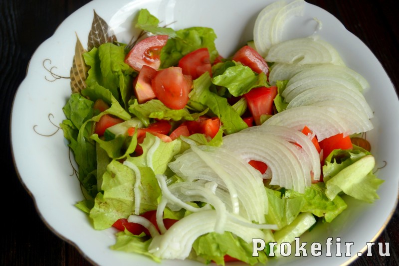 Греческий салат рецепт с фетаксой: фото 4