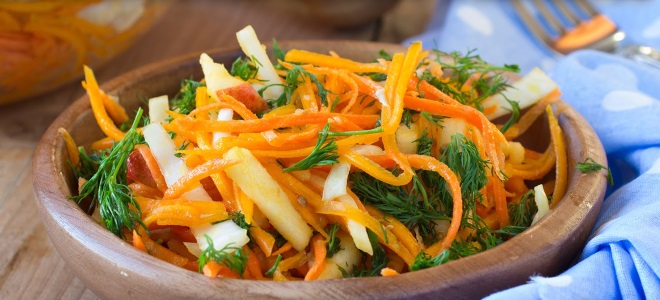 Салат из тыквы быстро и вкусно - рецепты с яблоком, морковью, сыром и на зиму