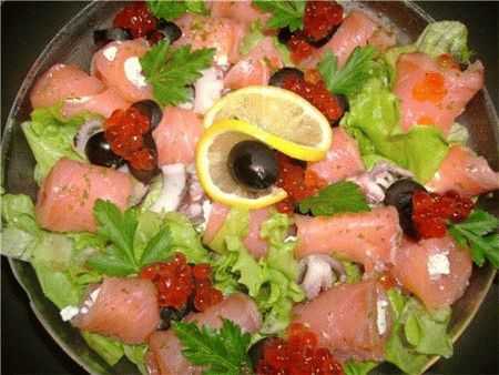 Дары моря рецепт салат