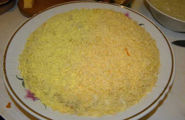 Мимоза салат с сыром и картошкой