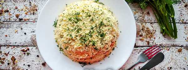 Рецепт салат мимоза слои