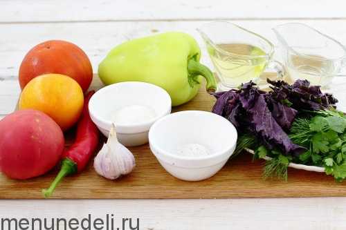 Рецепт салат с помидорами