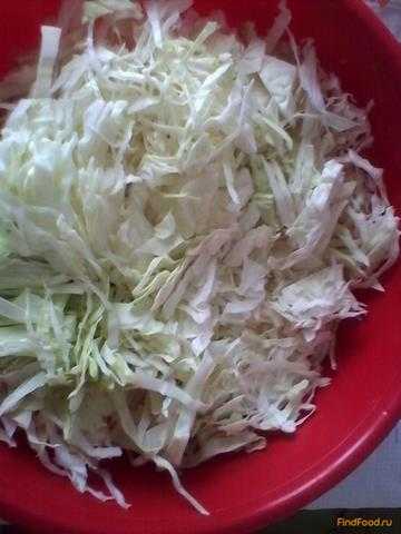 Рецепт салата из капусты с перцем болгарским и уксусом для хранения