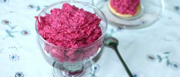 Розовый фламинго салат рецепт